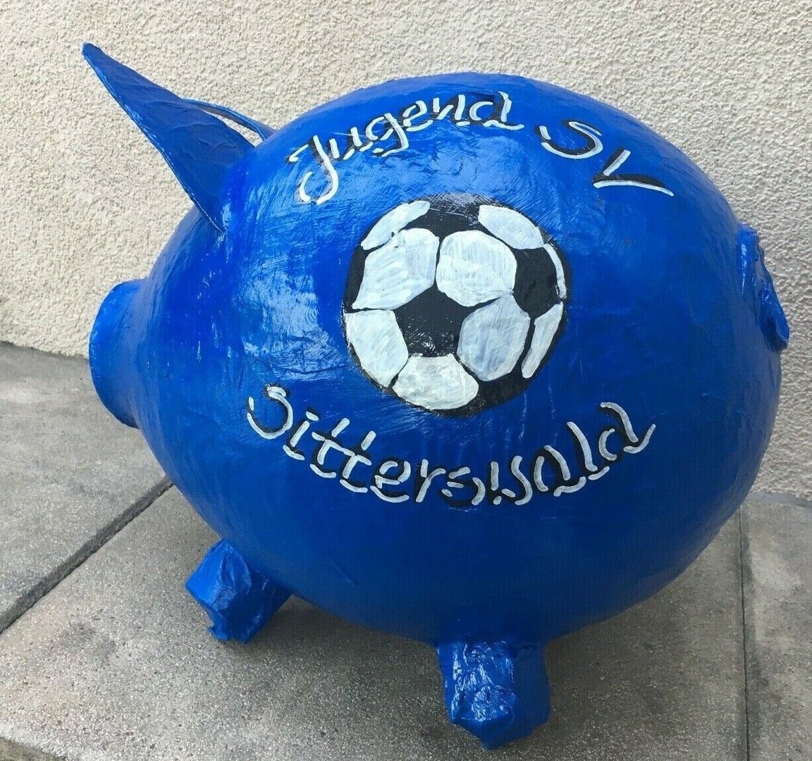 Sparschwein XXL Schwein Vereinskasse Fussball Geldgeschenk Kartenbox Spenden Box 