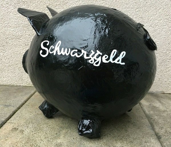 Sparschwein XXL Schwarzgeld Geldgeschenk Geburtstag Hochzeit Kartenbox