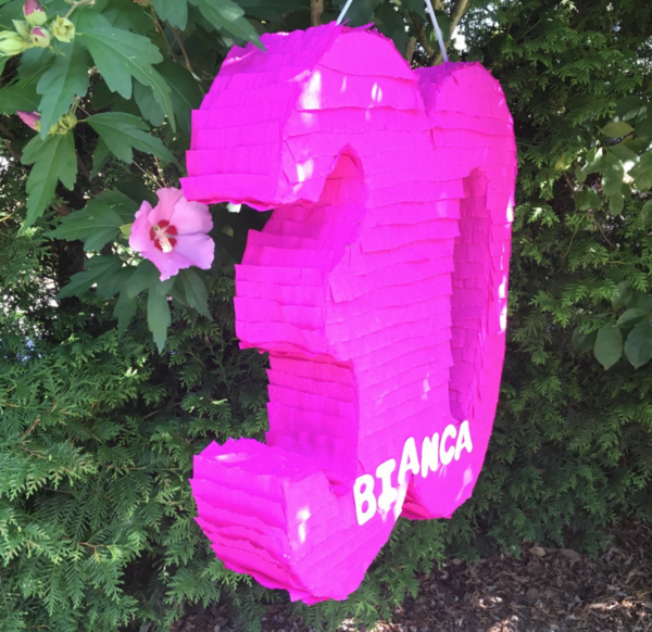 Pinata Zahl 30 in pink Geldgeschenk Geburtstag Füllbox Geschenke Box Türdekoration