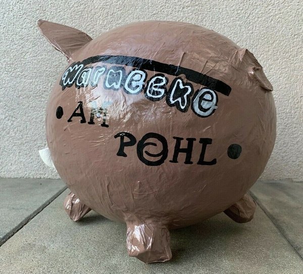 Sparschwein XXL Tabak Schwein Geschenk Geburtstag Geldgeschenk Kartenbox