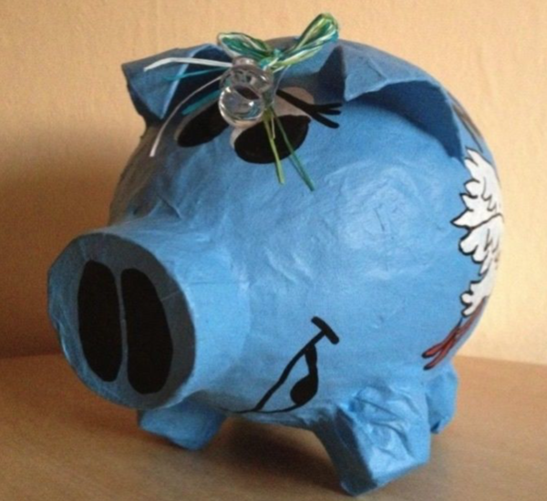 Sparschwein Taufe / Geburt Geschenk Geldgeschenk Geschenke Box Unikat