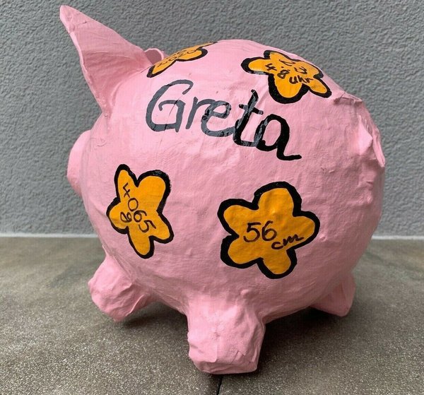 Sparschwein Greta Geschenk Geburt Taufe Geldgeschenk Geldgeschenke Box Schwein