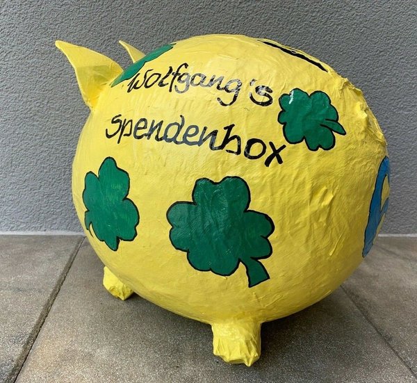 Sparschwein XXL 60 Geburtstag Geldgeschenk Spendenkasse Glücksschwein Kartenbox