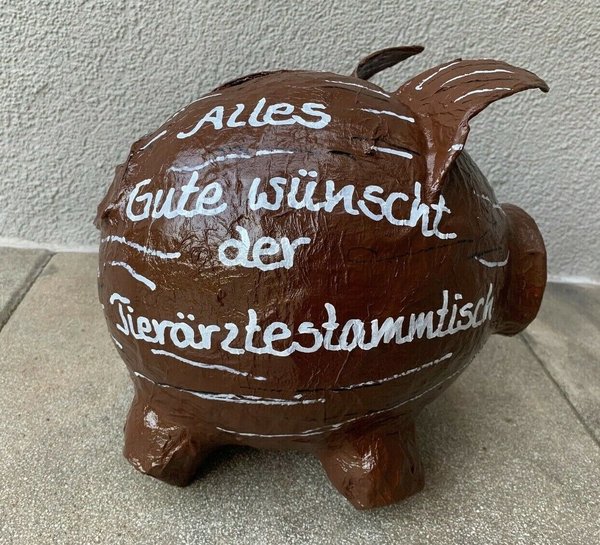 Sparschwein Wildschwein Wildsau Waldmanns Heil Geldgeschenk Geschenkbox Hochzeit Geburtstag Box