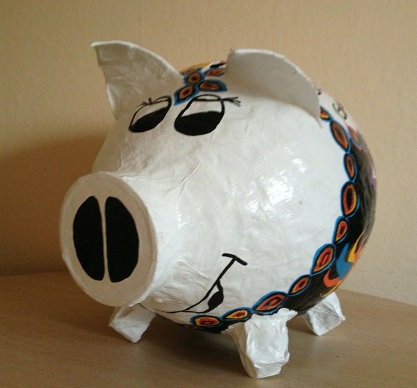 Sparschwein XXL Indien Spendenschwein indische Sau Geldgeschenk Kartenbox Geschenke Box