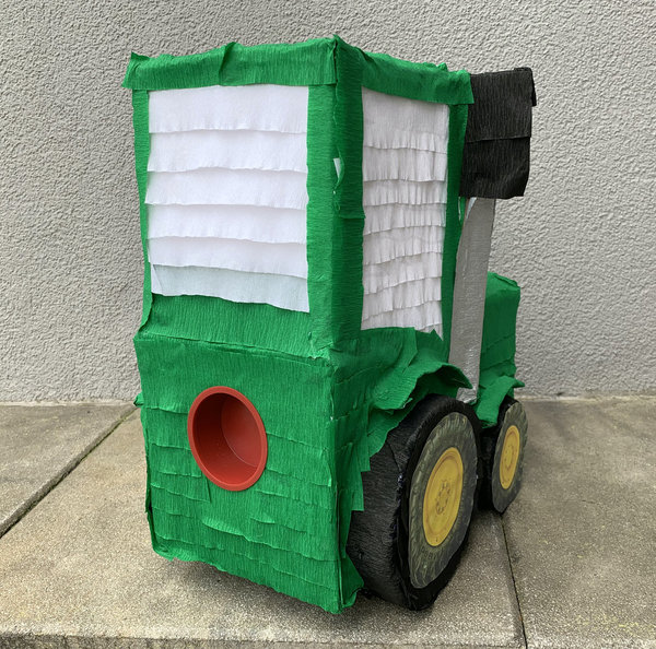 Spardose / Pinata Traktor / Trecker Geschenk Geburtstag Geldgeschenke Box Füllbox
